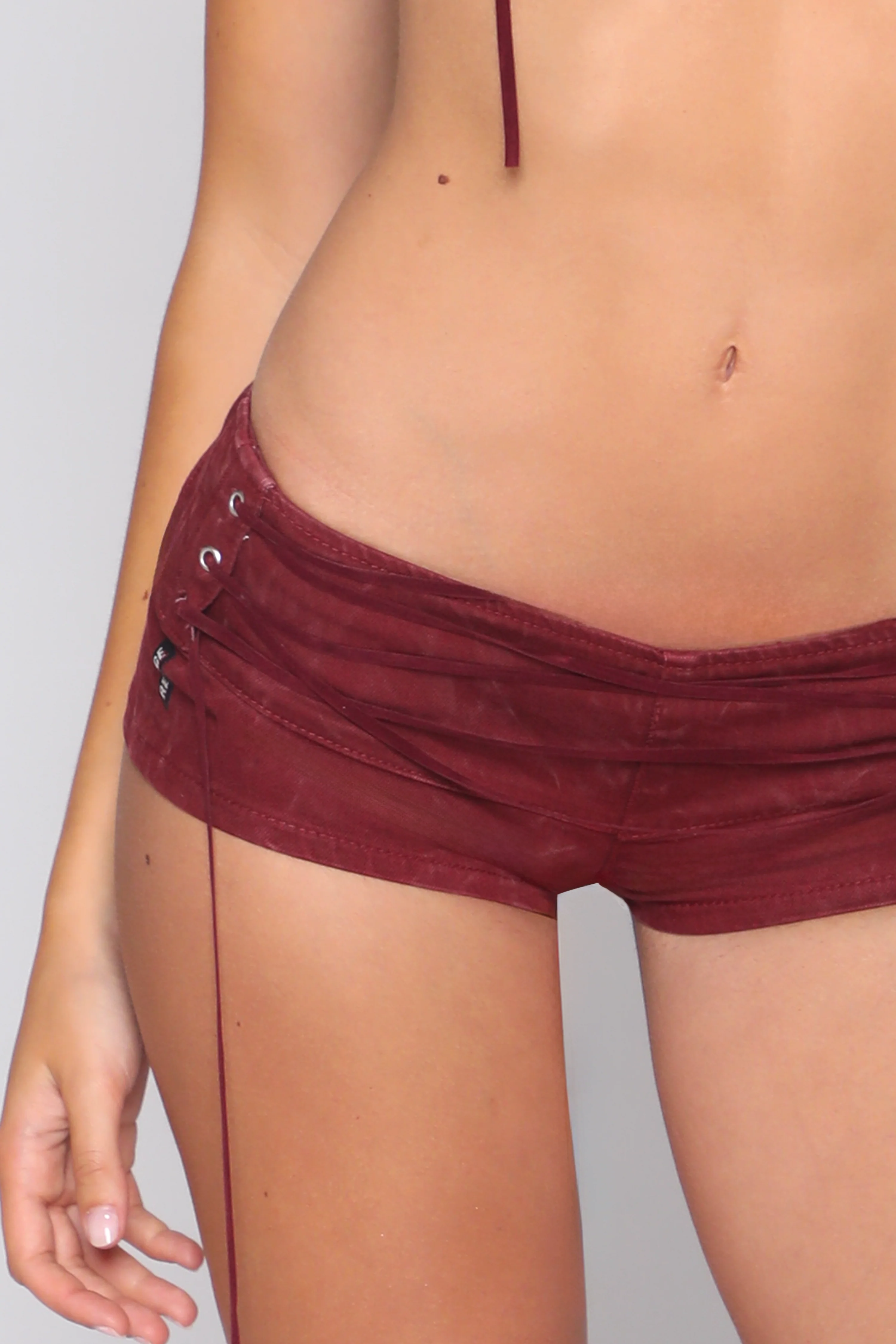 CYNDI MICRO SHORT / VELVET - Image 2