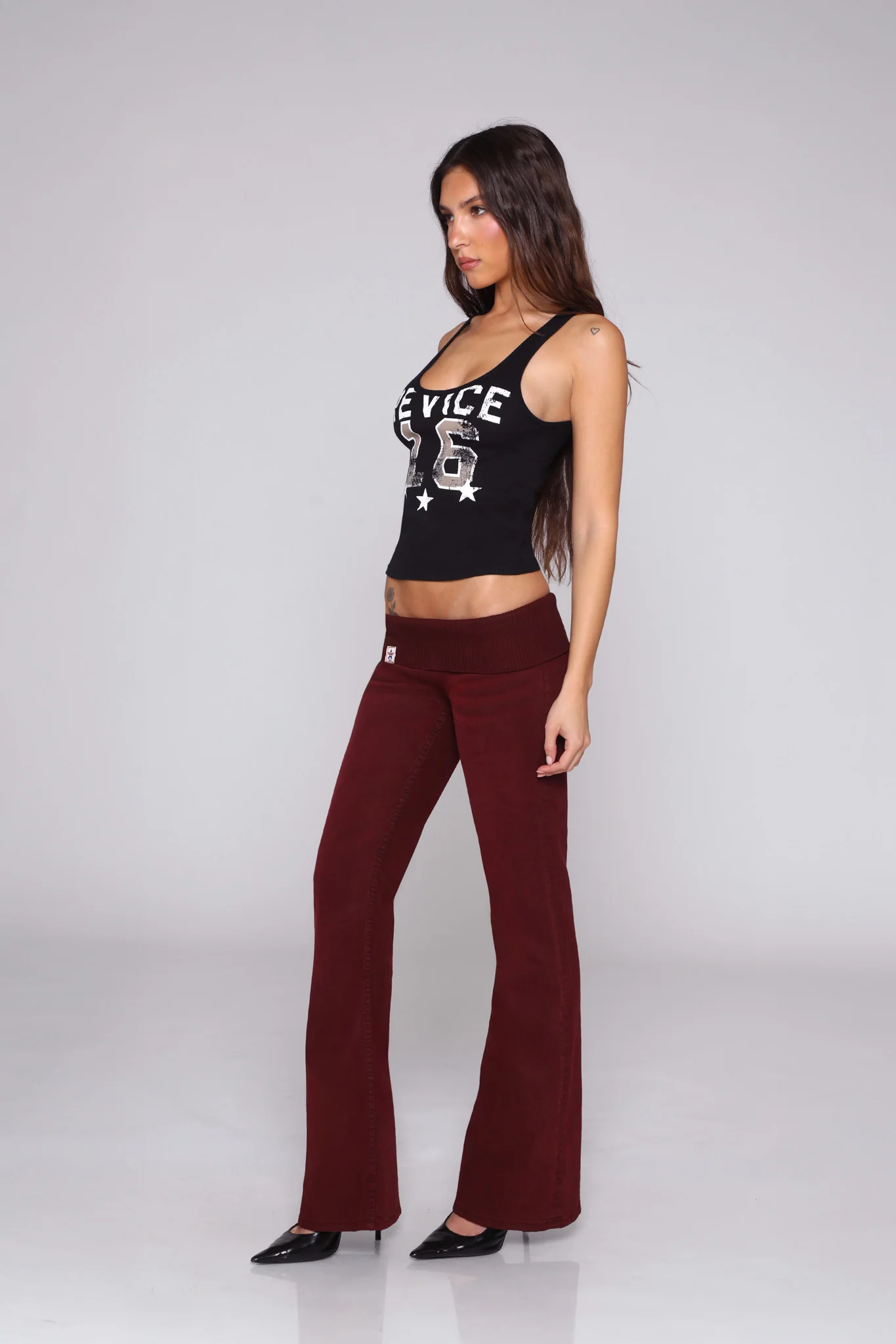 MARIAH BOOTCUT / MERLOT - Image 2