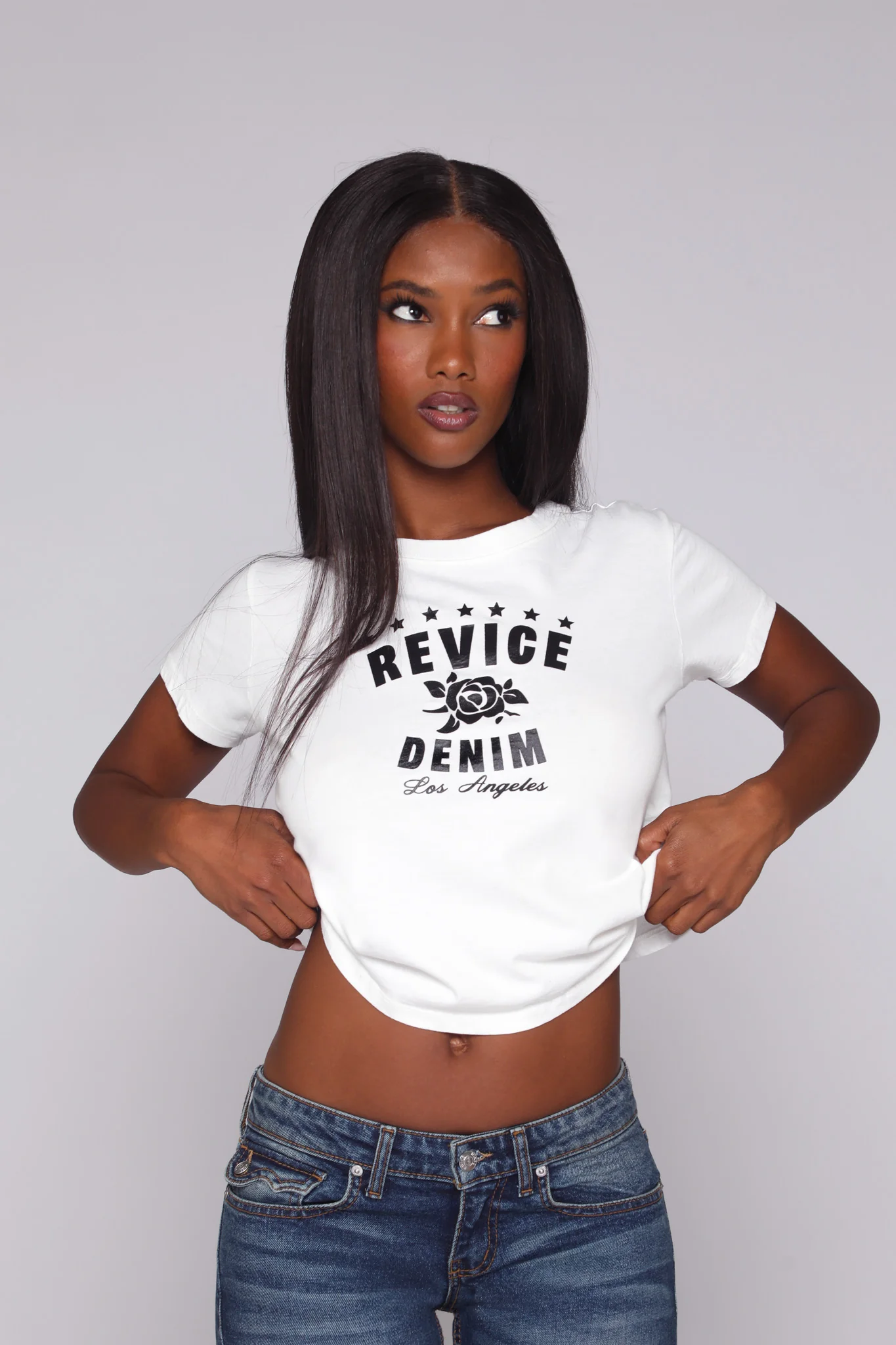 MELROSE TEE / OPTICAL WHITE
