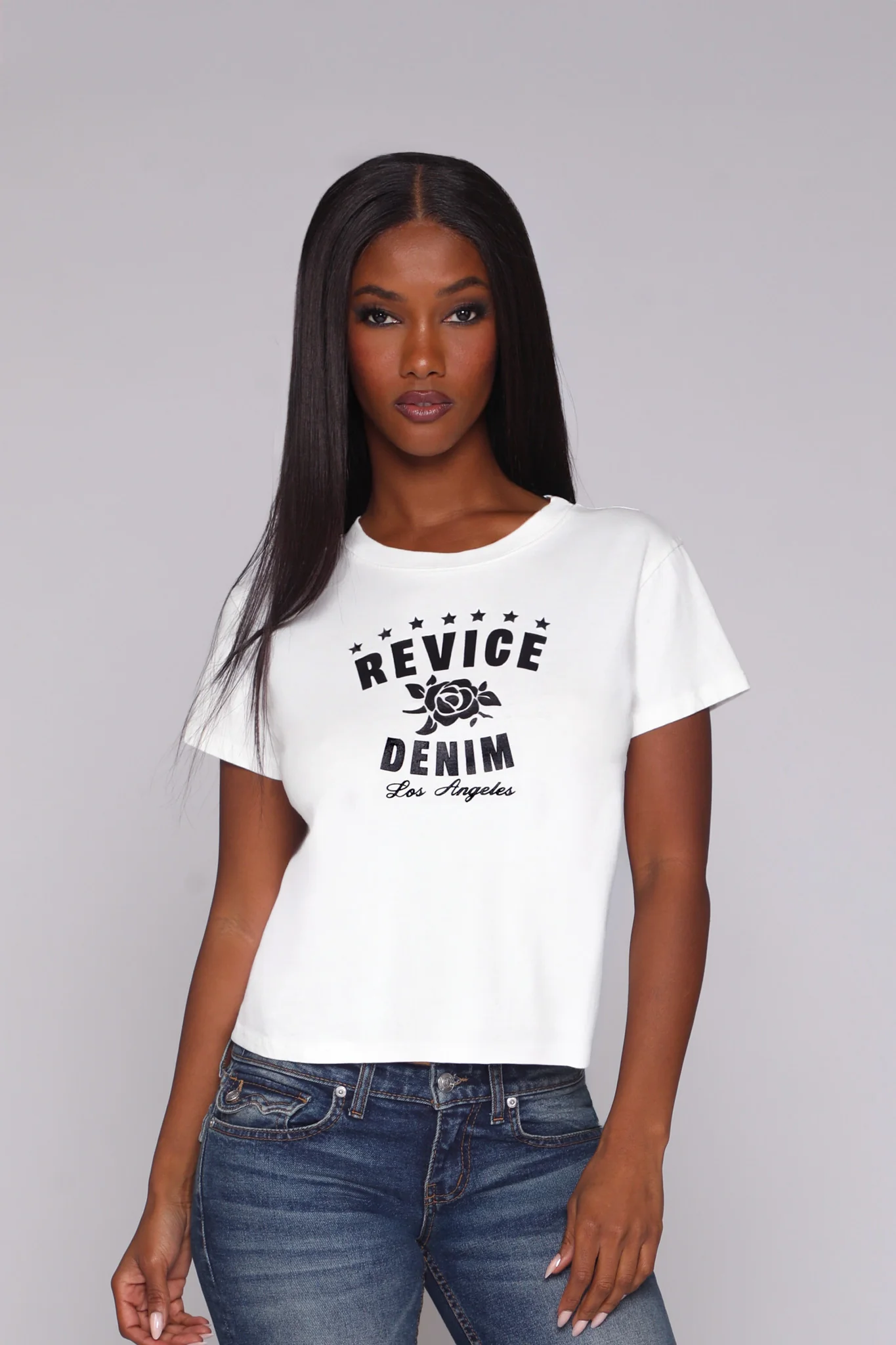 MELROSE TEE / OPTICAL WHITE - Image 2
