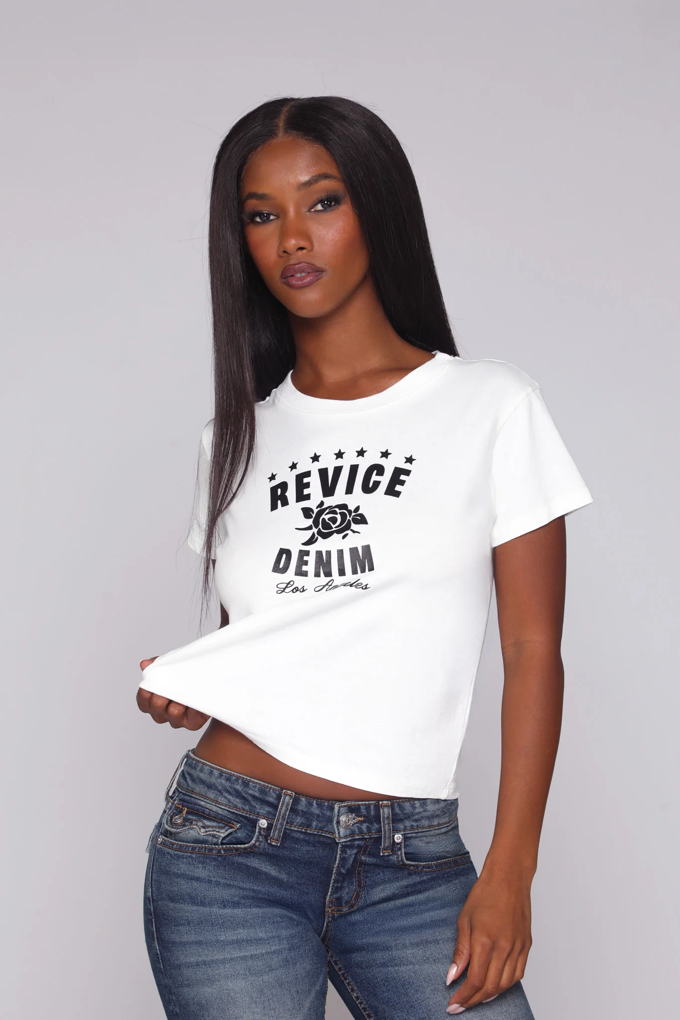 MELROSE TEE / OPTICAL WHITE - Image 3